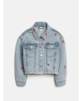 Куртка джинсовая детская для девочек Orta светло-голубой