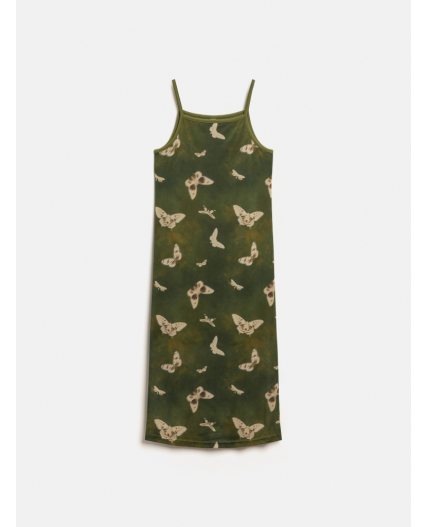 Платье детское для девочек Ralfa хаки принт