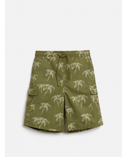 Шорты купальные детские для мальчиков Rekover хаки