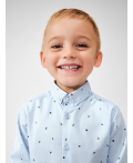 Сорочка верхняя детская для мальчиков Saimon набивка