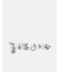Набор из 6 шт серег дет. Skysh серебристый