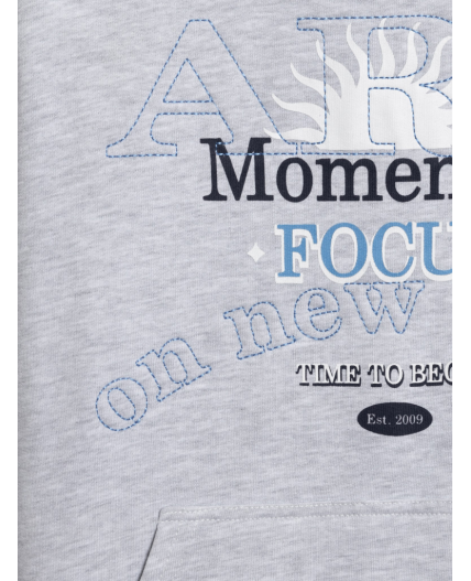 Джемпер детский для мальчиков Sura серый меланж