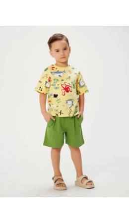 Футболка детская для мальчиков Tarpon бледно-желтый