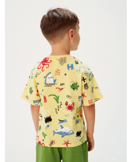 Футболка детская для мальчиков Tarpon бледно-желтый