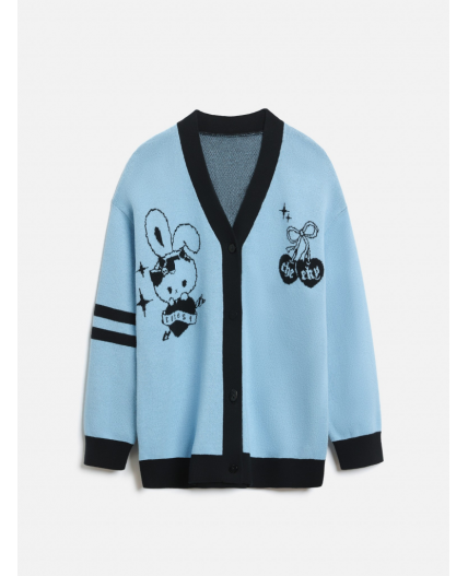 Кардиган детский для девочек Valeria голубой