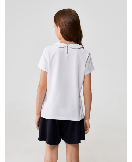 Блузка детская для девочек Veil белый