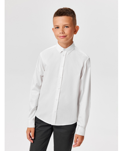 Сорочка верхняя детская для мальчиков Arisiy белый