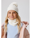 Шапка детская Asmaa_h молочный