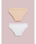 Трусы детские для девочек в наборе из 2шт Azura цвет в ассортименте