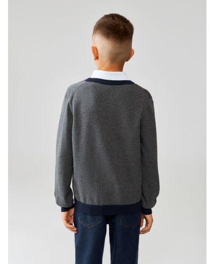 Жакет детский для мальчиков Cavall серый меланж