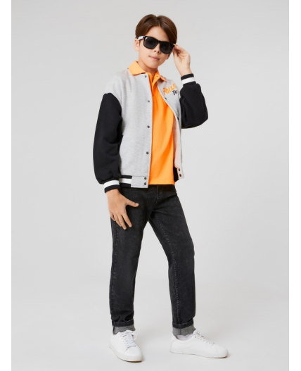 Куртка детская для мальчиков Croatia серый меланж