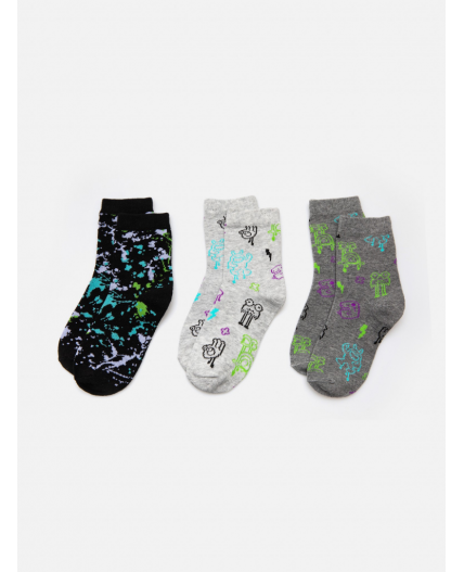 Носки детские в наборе из 3 пар Dakin цвет в ассортименте