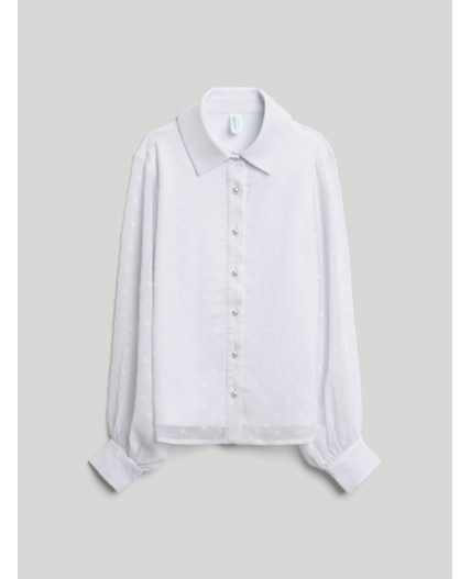 Блузка детская для девочек Della белый