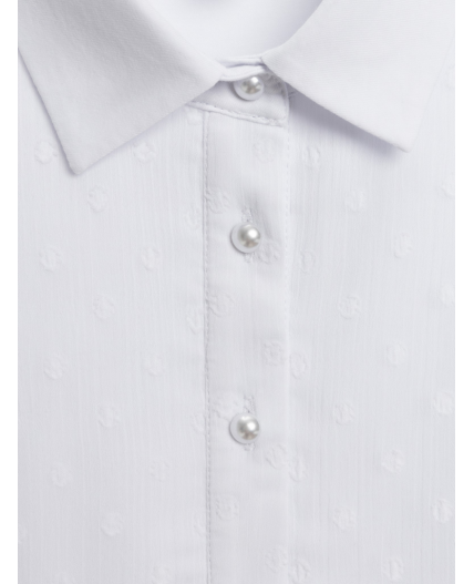 Блузка детская для девочек Della белый