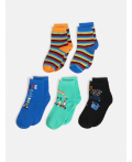 Носки детские в наборе из 5 пар Deluka цвет в ассортименте