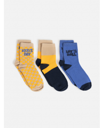 Носки детские в наборе из 3 пар Delun цвет в ассортименте