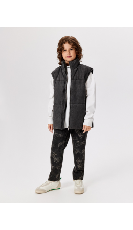 Жилет (утепленный) детский для мальчиков Duo серый
