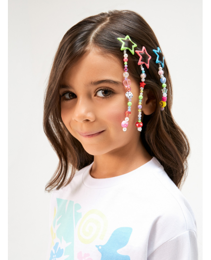 Набор из 3 заколок для волос дет. Gogi цветной