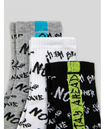 Носки детские в наборе из 3 пар Hiromi цвет в ассортименте