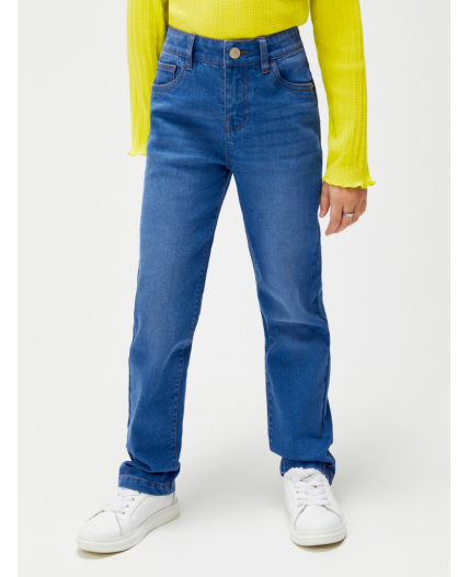 Брюки джинсовые детские для девочек Jure индиго