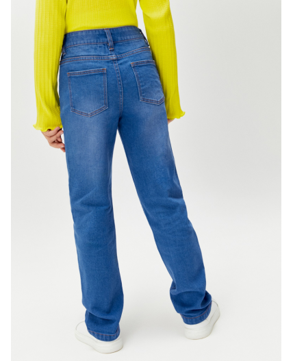 Брюки джинсовые детские для девочек Jure индиго