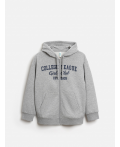 Куртка (толстовка) детская для девочек Kangri_jk серый меланж