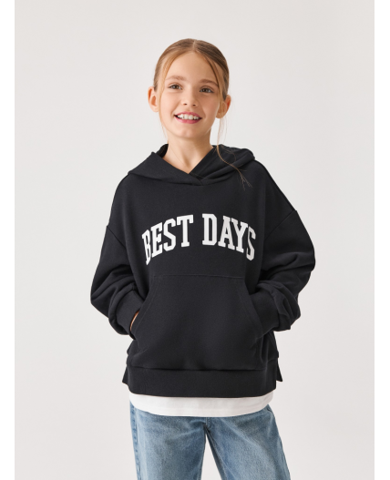 Джемпер детский для девочек Katalina черный