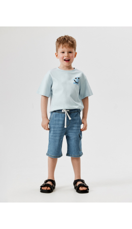 Шорты джинсовые детские для мальчиков Korlis синий