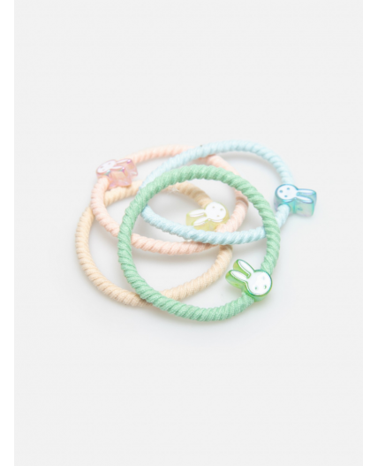 Набор из 4 резинок для волос дет. Ksee цветной