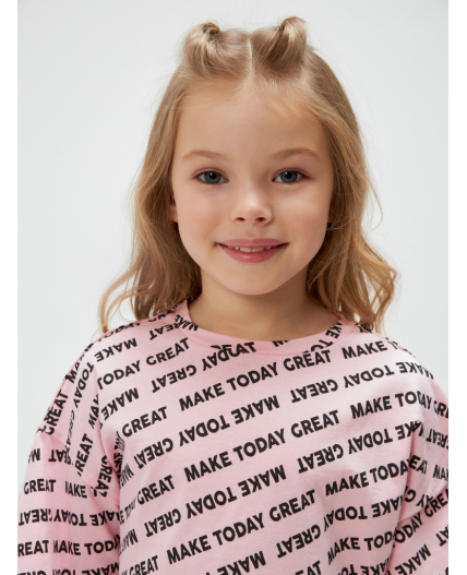 Ночная сорочка детская для девочек Lamara набивка