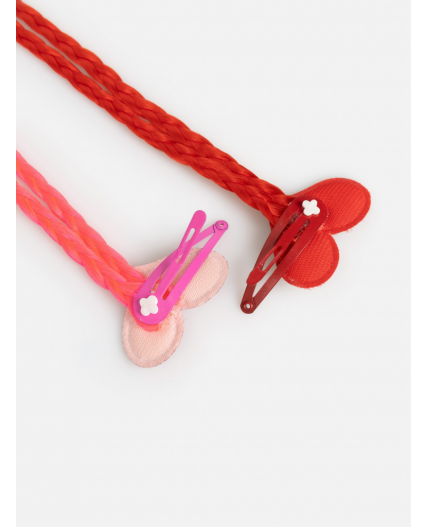 Набор из 2 заколок для волос дет. Leandro розовый