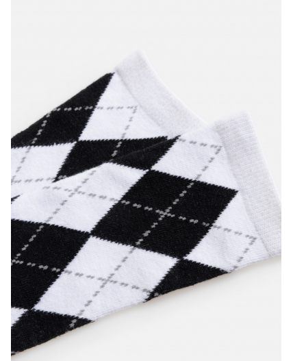 Получулки детские для девочек Liben черно-белый