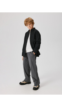 Брюки на подкладке детские для мальчиков Liton серый