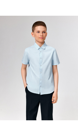 Сорочка верхняя детская для мальчиков Lopar голубой