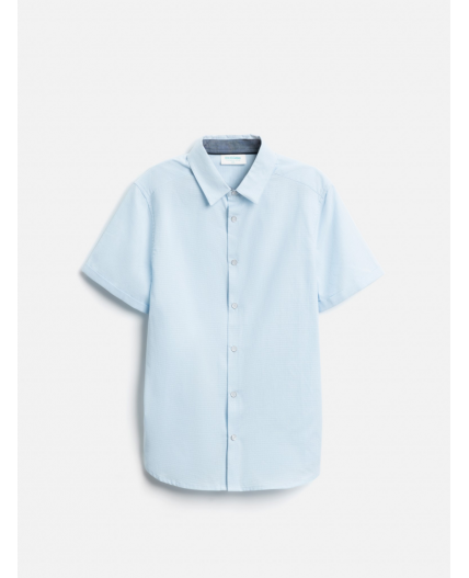 Сорочка верхняя детская для мальчиков Lopar голубой