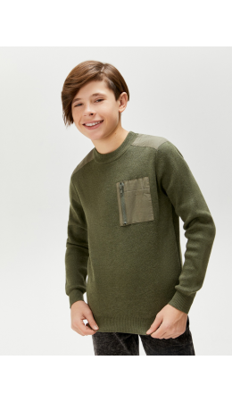 Джемпер детский для мальчиков Marshall хаки