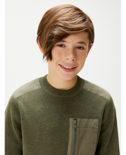 Джемпер детский для мальчиков Marshall хаки