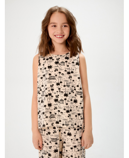 Майка детская для девочек Mayak_top набивка