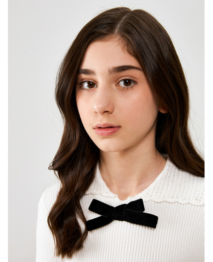 Джемпер детский для девочек Mia молочный