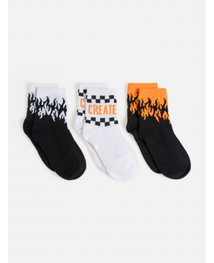 Носки детские в наборе из 3 пар Nemtir цвет в ассортименте