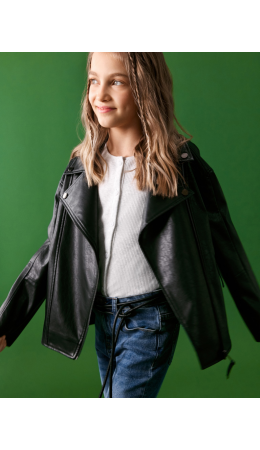 Куртка детская для девочек  Nikolo черный