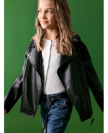 Куртка детская для девочек  Nikolo черный