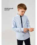 Сорочка верхняя детская для мальчиков Nybert голубой