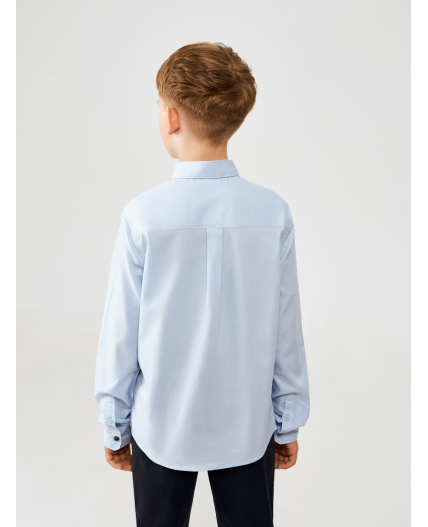 Сорочка верхняя детская для мальчиков Nybert голубой