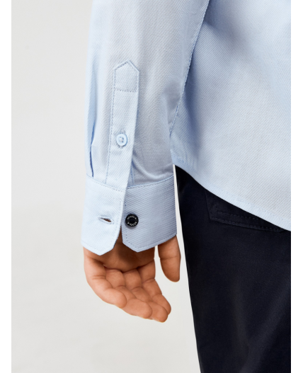 Сорочка верхняя детская для мальчиков Nybert голубой