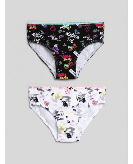 Трусы детские для девочек в наборе из 2шт Ogasta цвет в ассортименте