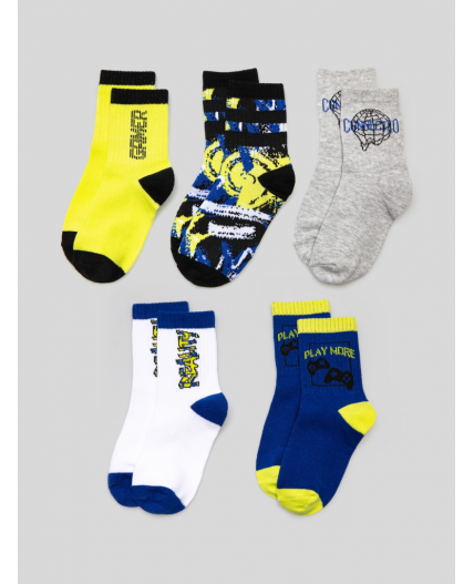 Носки детские в наборе из 5 пар Olimp цвет в ассортименте