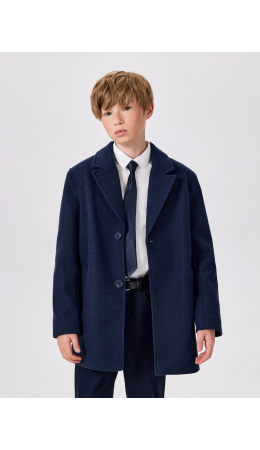 Пальто детское для мальчиков Oven темно-синий
