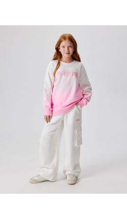 Брюки детские для девочек Ozero_pn молочный