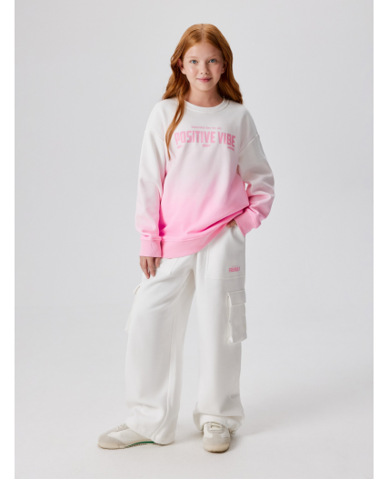 Брюки детские для девочек Ozero_pn молочный